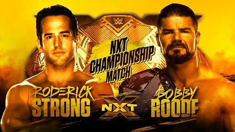 Roderick Strong vs Bobby Roode - NXT Championship Match (Full Match)