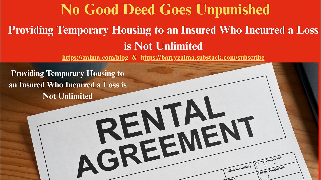 No Good Deed Goes Unpunished