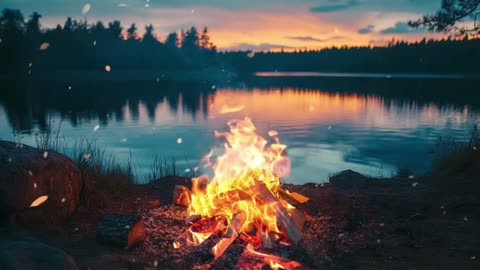 Relaxing Fireplace Sounds for Deep Sleep