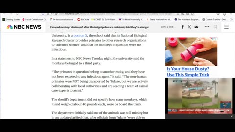 Research monkeys escape; truck driver says they are infectious