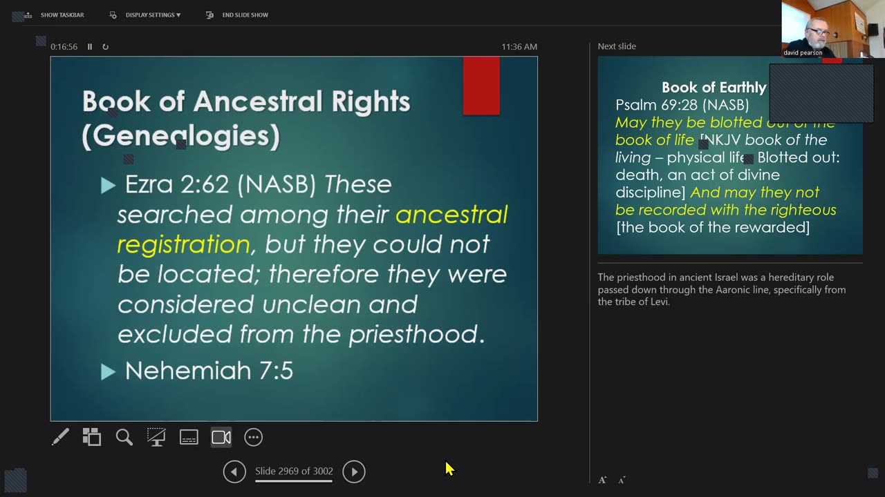 Sunday March 23, 2025 Revelation: Great White Throne:The Book of Life-God Keeps Good Records