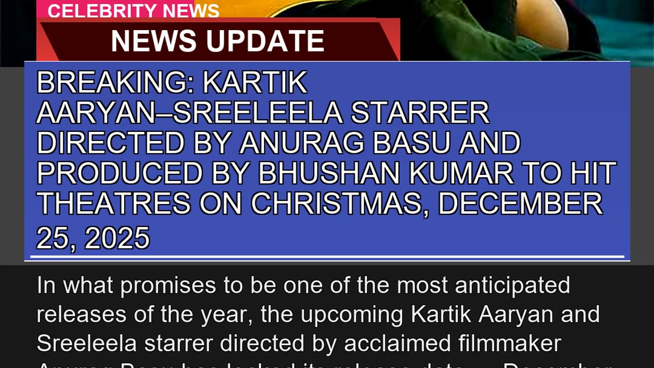 Breaking Kartik Aaryansreeleela Starrer Directed