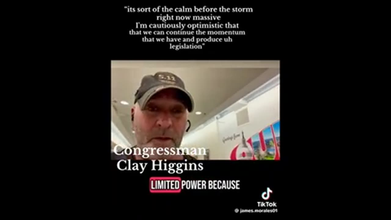 Clay Higgins - The Calm Before the Storm ..