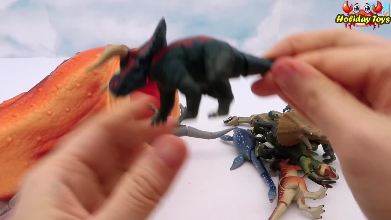 T-Rex Eats Frogs and Lizards in the Forest