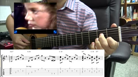 On my own - Nikka Costa, guitar backing, tablature