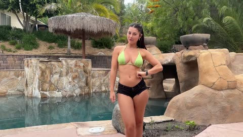 SHORTEST SHORTS IN THE WORLD! TRY ON HAUL GABRIELLA ELLYSE