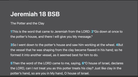 Jeremiah 18