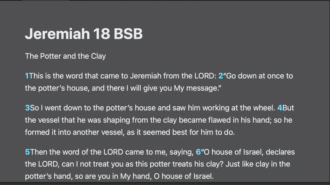 Jeremiah 18