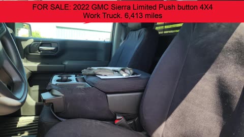 FOR SALE: 2022 GMC Sierra Limited Push button 4X4 Work Truck. 6,413 miles