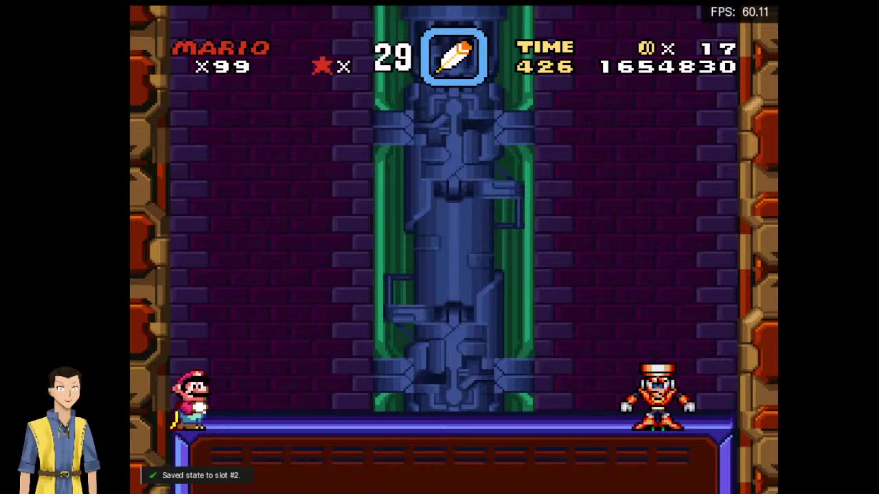 Super Mario World MegaMan Anniv. hack day 15 Nearly done but missing a Switch hmm?....