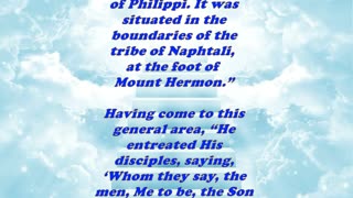 Matthew 16:13 - Daily Bible Verse Commentary