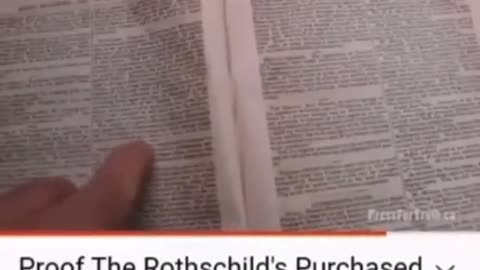 Proof the Rothschild’s purchased Jerusalem and and created Israel…