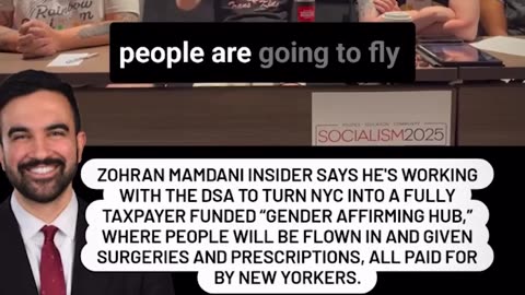 Democratic New York mayoral candidate Zohran Mamdani pledges $65 million for transgender health care