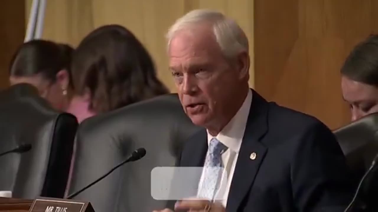 Senator Ron Johnson - "My God, how is it possible to ignore this many vaccine deaths…"