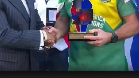 South Africa won WCL25 beat Pakistan by 9 wkts. AB Devilliars 120*