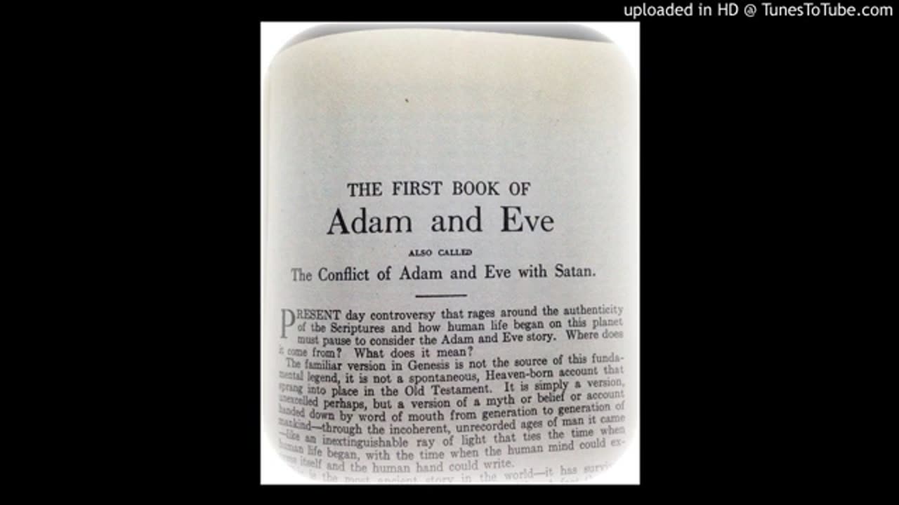 The First Book of Adam of Eve - Chapters 25-31