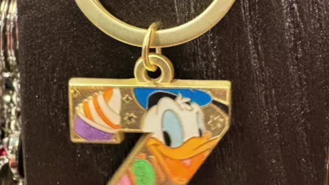 Disney Parks Letter Z Character Keychain #shorts