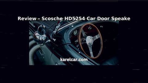 Scosche HD5254 - High-Performance 5.25" 4-Way Full Range Car Door Speakers Set f