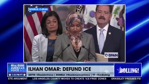 ILHAN OMAR CALLS TO DEFUND ICE