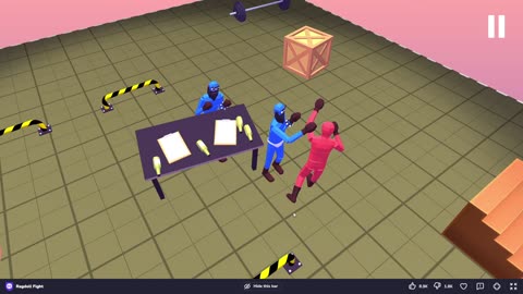 Ragdoll Fight - gameplay Online Boxing Fighting game Beat em up