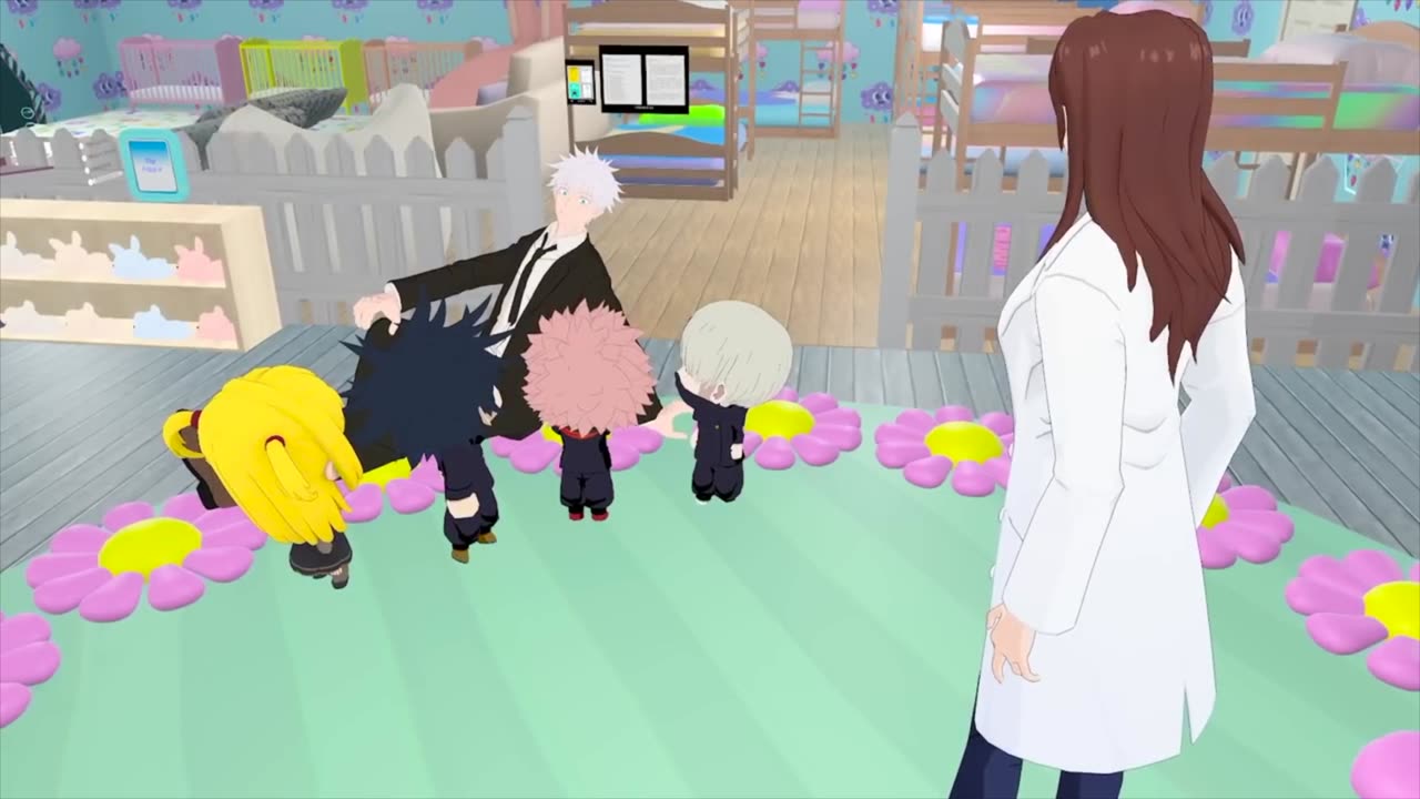 Jujutsu Kaisen go to Daycare 1-4! (Jujutsu Kaisen VR)