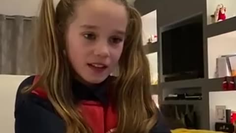 Alisha Weir's reaction to learning she got the part of Matilda #shorts