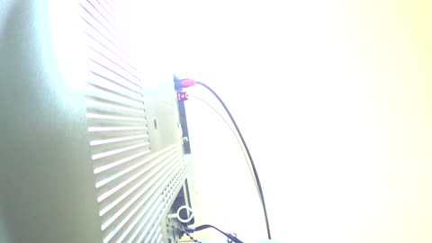 Television sounds from backside