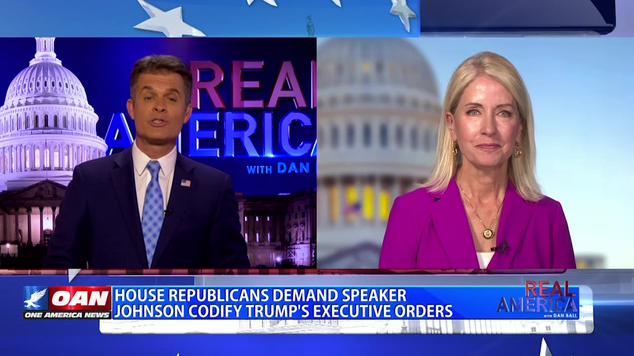 REAL AMERICA -- Dan Ball W/ Rep. Mary Miller, Illegal Aliens Stripped Of Benefits, 5/20/25