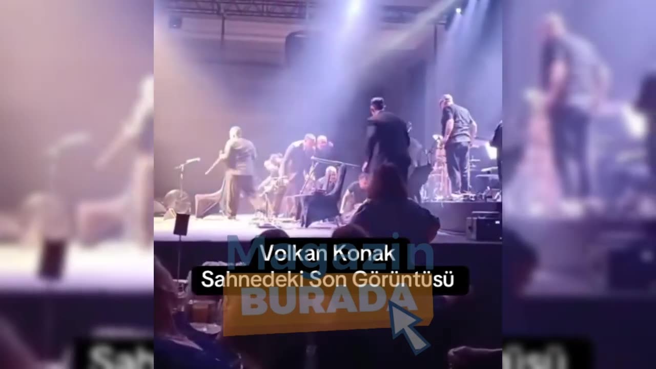 Volkan Konak’ın sahnede vefat ettiği anın net görüntüsü ortaya çıktı!