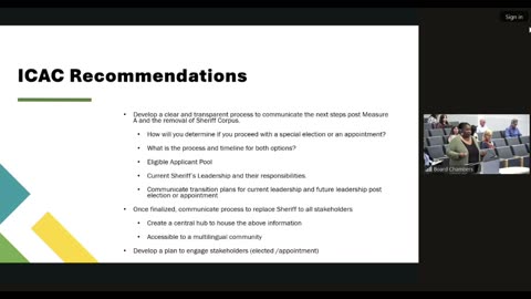 San Mateo County, CA Meeting 10-21-25, Independent Civilian Advisory Commission