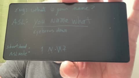ASL: What is your name?