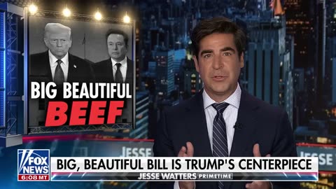 Jesse Waters on Trump/Elon feud