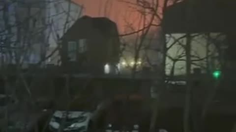 Novozybkov, Bryansk region. The ammunition will probably detonate after strike.