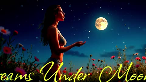 Electronic Music. Song Dreams Under the Moon.