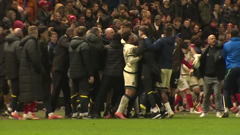 Millwall & Bristol City break out in MASS BRAWL at full-time whistle!