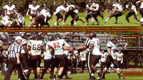 Prototype 409: Buffalo State's Mitchell Thomas forces the fumble vs Manchester