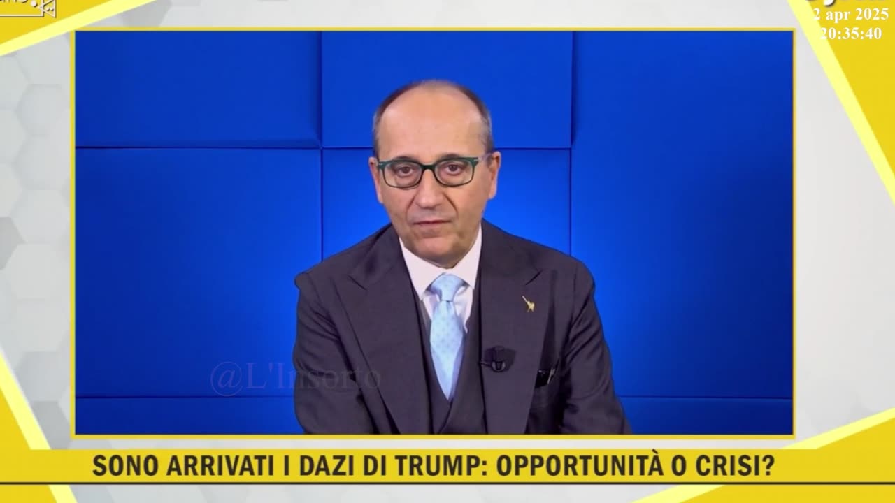 Alberto Bagnai I dazi di Trump da dove arrivano 02-04-2025