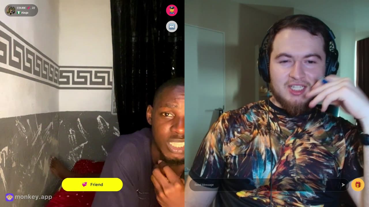 Nigerian Guy on Monkey App - Borz Noxus Livestream