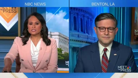 NBC host to Mike Johnson: 'Do you only believe the CBO when a Dem is president?'