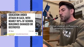 Un elettore di Cincinnati su Gaza a una riunione del consiglio comunale 29-05-25