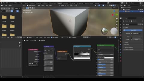 Blender basic (Nodo textura - gradient)