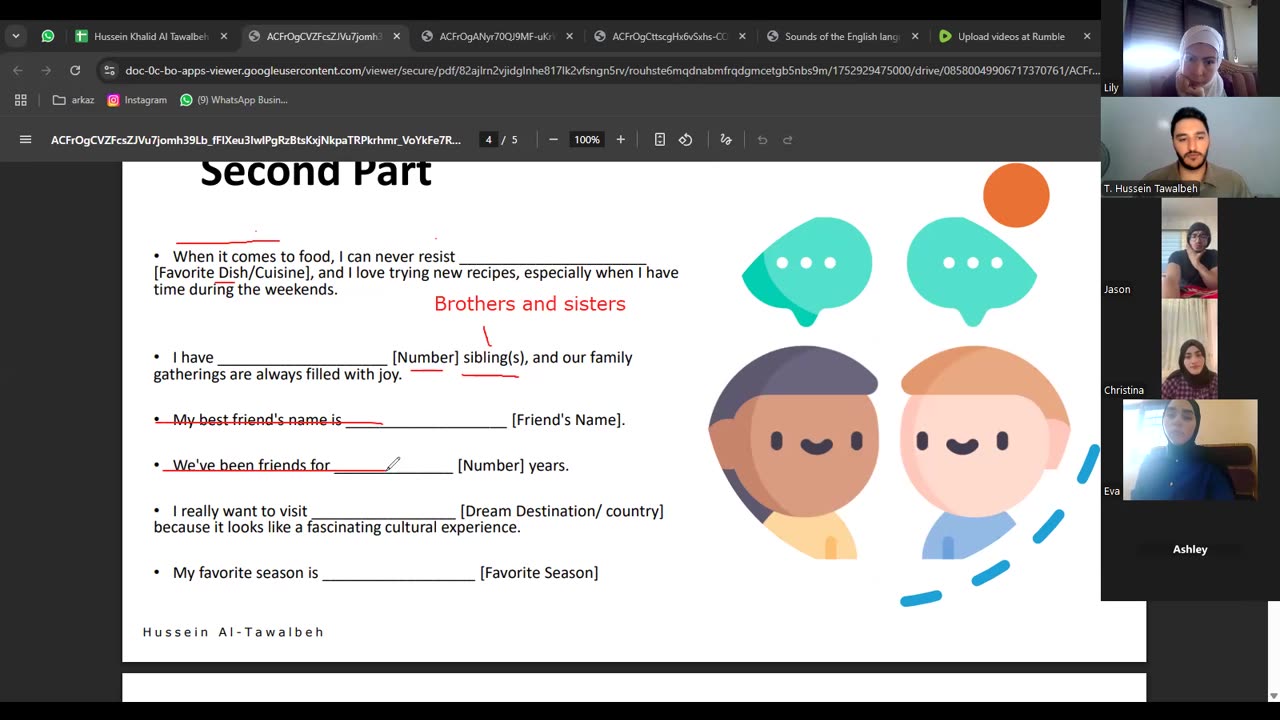 Fluency Builders-A1 (8) Self introduction