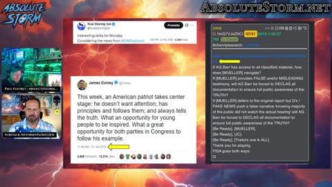Absolute Storm Ep 61 7/20/25 7:30pm EDT Consequential|Tulsi Bombs|Flynn Q’s|Armor Of God