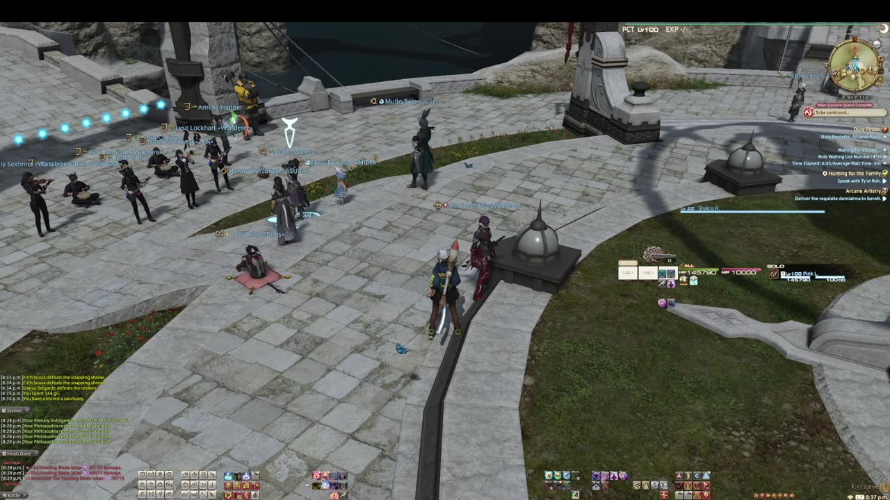 Roulettes | Leveling White Mage 96+ | All Classes 100 Achievement