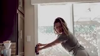 Must Watch: Excited Dog Zooms In and Out of Sliding Door!