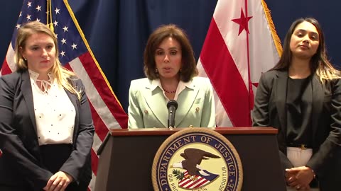 Jeanine Pirro holds presser in Washington - July 18, 2025