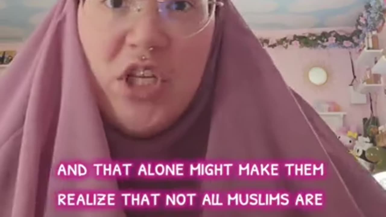 He converted to Islam and identifies as a queer trans Muslim woman