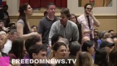 Far-Left Protester Calls AOC a ‘Liar’ and ‘War Criminal’ as Town Hall Descends into Chaos