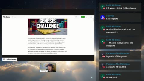 Upland New Player Chat/NTST/ Stream Prep