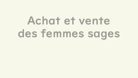 Achat et vente des femmes sages - Huhito Fables-Version française Vol.37
